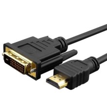 Кабель мультимедійний HDMI to DVI 24+1 1.8m Patron (CAB-PN-DVI-HDMI-18F)
