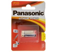 Батарейка Panasonic CR 123 * 1 LITHIUM (CR-123AL/1BP) 