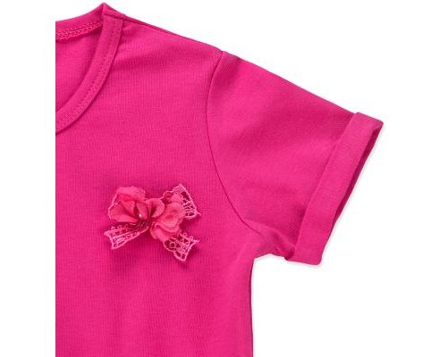 Плаття дитяче Breeze зі спідницею в смужку (8753-92G-fuchsia)