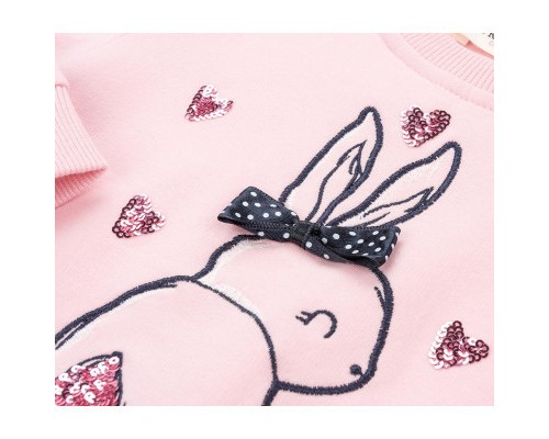 Набір дитячого одягу Breeze з кроликом (11406-80G-pink)