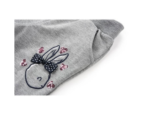 Набір дитячого одягу Breeze з кроликом (11406-80G-pink)
