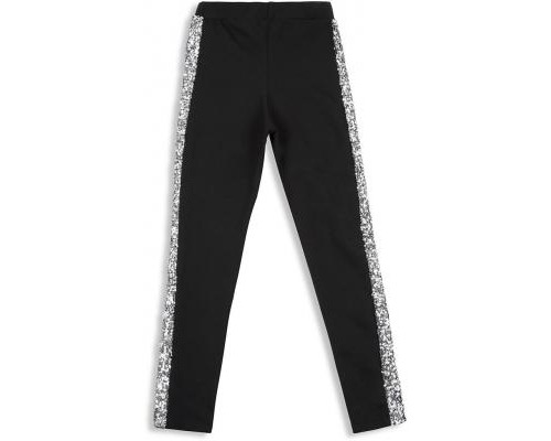 Лосини дитячі Breeze с лампасами из пайеток (11529-164G-black)