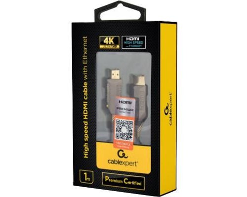 Кабель мультимедійний HDMI to HDMI 1.0m V2.0b Cablexpert (CCBP-HDMIPCC-1M) Кабель мультимедійний HDMI to HDMI 1.0m V2.0b Cablexpert (CCBP-HDMIPCC-1M)