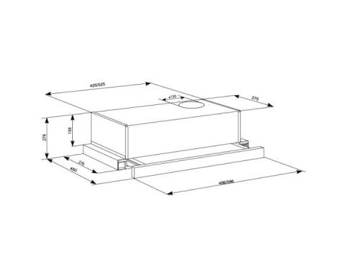 Витяжка кухонна Eleyus LOTUS 470 60 BR (LOTUS47060BR)