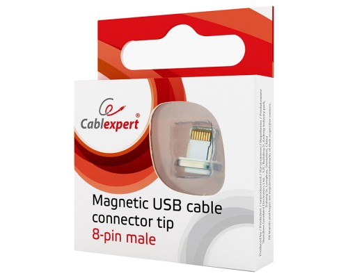 Перехідник magnetic Lightning connector Cablexpert (CC-USB2-AMLM-8P) Перехідник magnetic Lightning connector Cablexpert (CC-USB2-AMLM-8P)