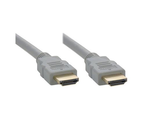 Кабель мультимедійний HDMI to HDMI 1.0m v.2.0 grey REAL-EL (EL123500045) 