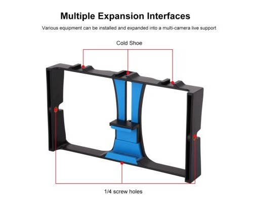 Набір блогера Puluz 4in1 (ring light, mount, phone holder, microphone) (PKT3025L)
