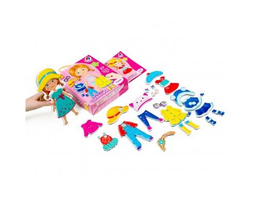 Розвиваюча іграшка Vladi Toys Магнітна одевалка Соня, укр. (VT3702-07) Розвиваюча іграшка Vladi Toys Магнітна одевалка Соня, укр. (VT3702-07)
