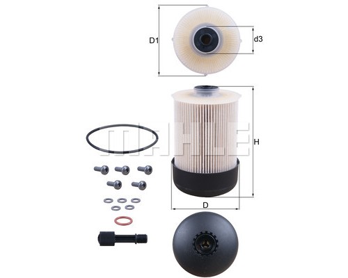 Фільтр паливний Mahle KX338/22D