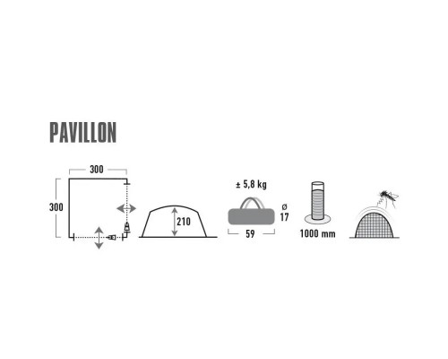 Тент High Peak Pavillon (928986)