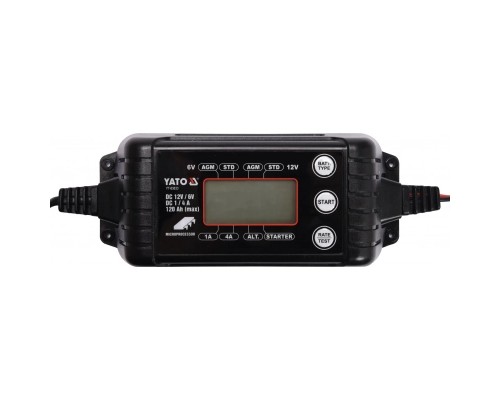 Зарядний пристрій для автомобільного акумулятора Yato YT-83033