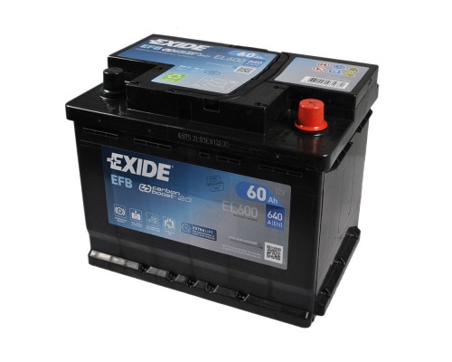 Акумулятор автомобільний EXIDE START-STOP EFB 60A (EL600)