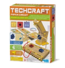 Набір для експериментів 4М Паперові схеми Світло і звук (00-03429)