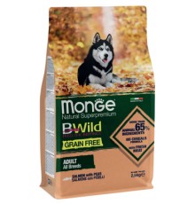 Сухий корм для собак Monge Dog Bwild Gr. Free лосось 2.5 кг (8009470011716)