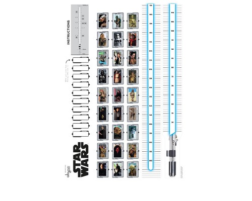 Стікер-наклейка ABYstyle Star Wars — Зростомір блістер, 100x70 см (ABYDCO162_B)