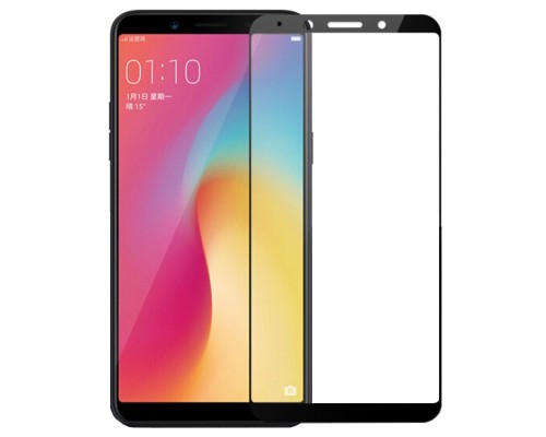 Скло захисне PowerPlant Full screen Oppo A73, Black (GL609338) Скло захисне PowerPlant Full screen Oppo A73, Black (GL609338)