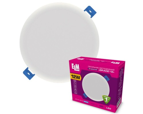 Світильник ELM Grace - 12W 4000K (26-0091)