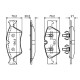 Гальмівні колодки Bosch 0 986 494 165