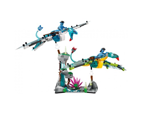 Конструктор LEGO Avatar Перший політ Джейка і Нейтірі на Банши 572 деталей (75572)