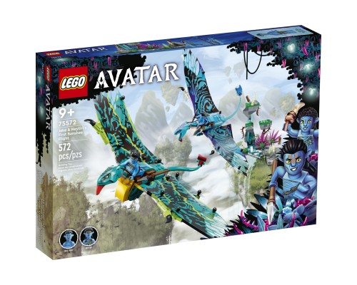 Конструктор LEGO Avatar Перший політ Джейка і Нейтірі на Банши 572 деталей (75572)