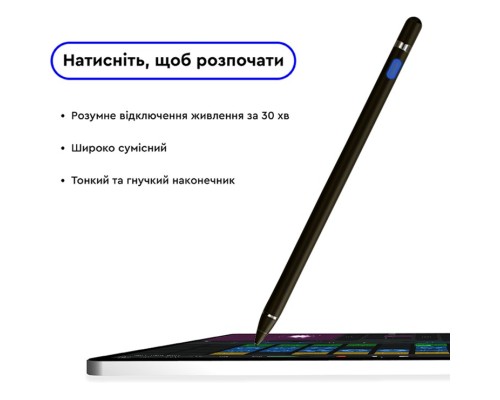 Стилус AirOn AirPen для ємнісного дисплею Black (6126755803223)