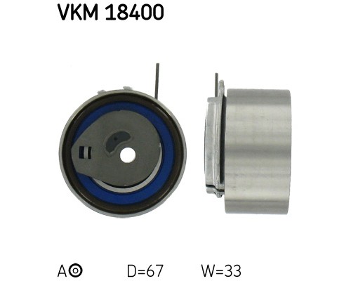 Ролик натягувача ременя SKF VKM 18400