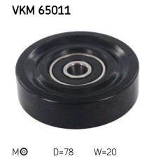 Ролик натягувача ременя SKF VKM 65011