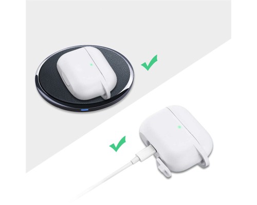 Чохол для навушників BeCover Silicon для Apple AirPods Pro White (704491)