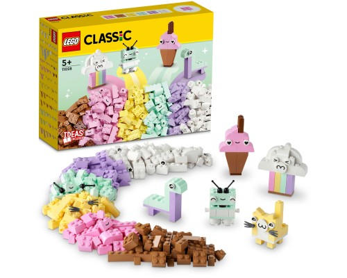 Конструктор LEGO Classic Творчі пастельні веселощі 333 деталі (11028)