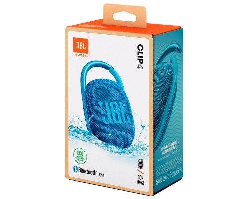 Акустична система JBL Clip 4 Eco Blue (JBLCLIP4ECOBLU) 