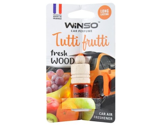 Ароматизатор для автомобіля WINSO Fresh Wood Tutti Frutti 4,5мл (530680) 