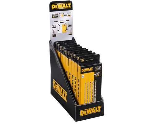 Набір бурів DeWALT в касеті для Tough Case, SDS Plus, L=160 мм., d=5.5, 6, 7, 8, 10 мм., 6 шт (DT70835)