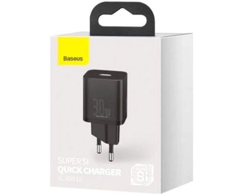 Зарядний пристрій Baseus Super Si quick charger IC 30W Black (CCSUP-J01)