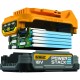 Шуруповерт DeWALT XR Li-Ion PowerStack 18V 2x1.7 Аг, 90 Нм, 0-650/0-2000 об/хв (DCD800E2T)