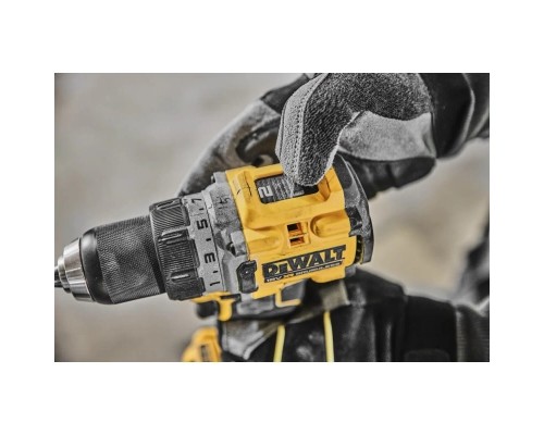 Шуруповерт DeWALT XR Li-Ion PowerStack 18V 2x1.7 Аг, 90 Нм, 0-650/0-2000 об/хв (DCD800E2T)
