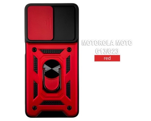 Чохол до мобільного телефона BeCover Military Motorola Moto G13/G23 Red (709100)