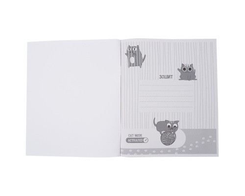 Зошит Kite предметний Cat 48 аркушів, клітинка, геометрія (K23-240-19)