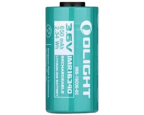 Акумулятор Olight 16340 3,6V 650 mAh (ORB-16C06-6C) 