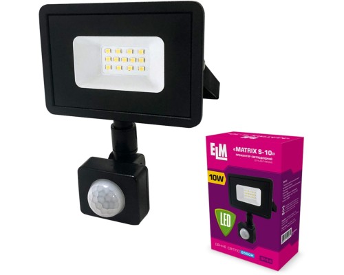 Прожектор ELM MATRIX S- 10-41 6500 з датчиком (26-0034)