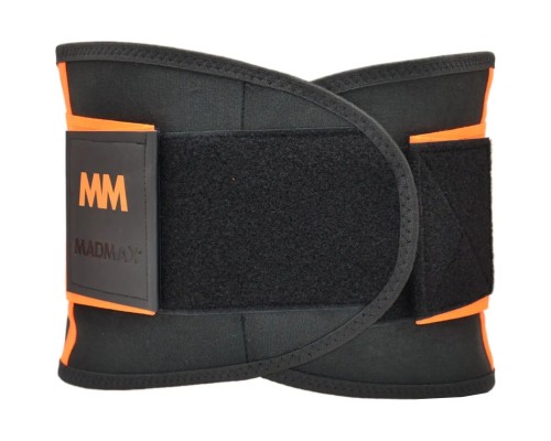 Пояс компресійний MadMax MFA-277 Slimming and Support Belt black/neon orange S (MFA-277-ORG_S)