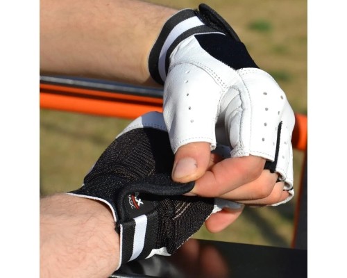 Рукавички для фітнесу MadMax MFG-248 Clasic White L (MFG-248-White_L)