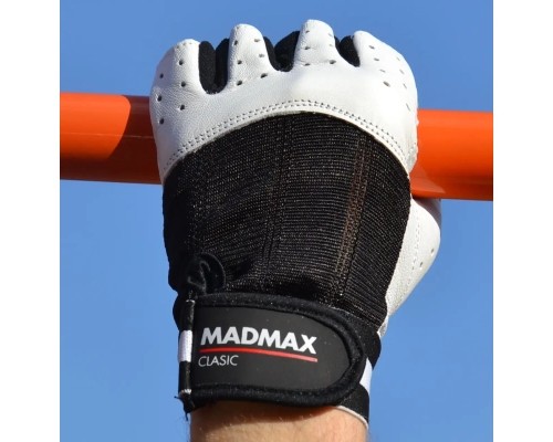 Рукавички для фітнесу MadMax MFG-248 Clasic White L (MFG-248-White_L)