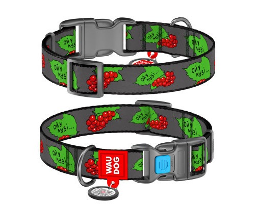 Нашийник для тварин WAUDOG Nylon з QR паспортом 
