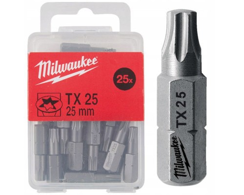 Набір біт Milwaukee TX30, 25мм, 25шт (4932399599)