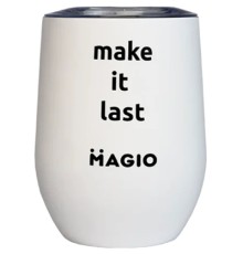 Термокружка Magio Make it Last 350 мл Біла (MG-1042)