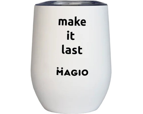 Термокружка Magio Make it Last 350 мл Біла (MG-1042)