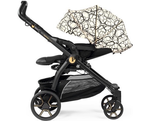 Коляска Peg-Perego 3 в 1 Book Grafic Gold Lounge Графічне золото (2000000130569) (PACK-BOOK31LG00002)