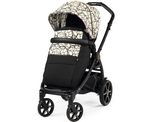 Коляска Peg-Perego 3 в 1 Book Grafic Gold Lounge Графічне золото (2000000130569) (PACK-BOOK31LG00002)