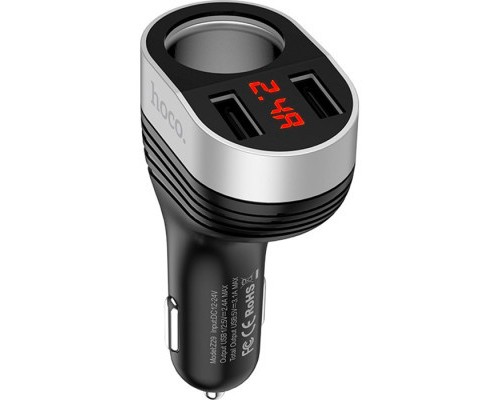 Зарядний пристрій HOCO Z29 2xUSB Black (6957531092186)