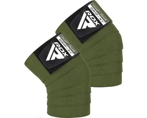 Бинт для спорту RDX на коліна K1 GYM Knee Wraps Army Green (WAH-K1AG)